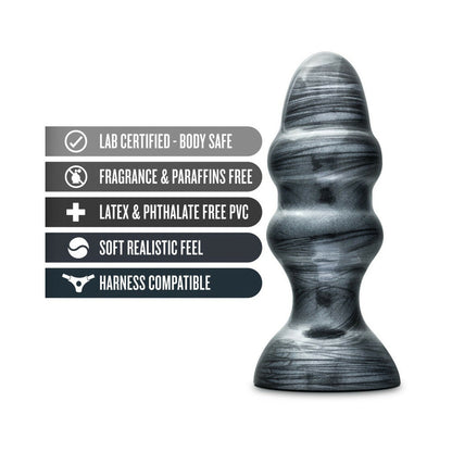 Blush Jet Stealth 6.5 in. Anal Plug Carbon Metallic Black 2