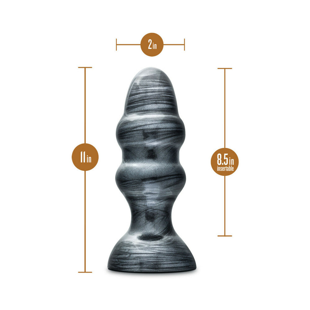 Blush Jet Stealth 6.5 in. Anal Plug Carbon Metallic Black 3