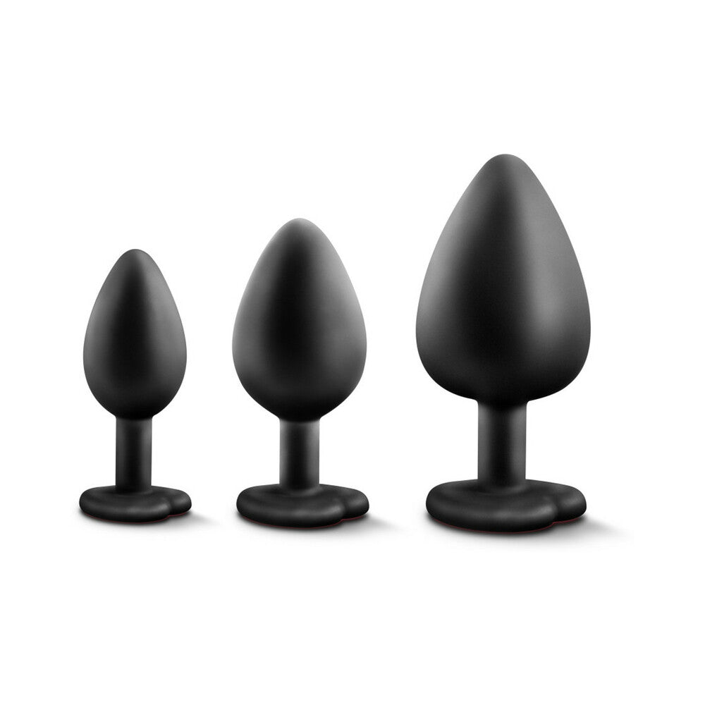 Blush Luxe 3-Piece Bling Plug Training Kit with Base Black 8