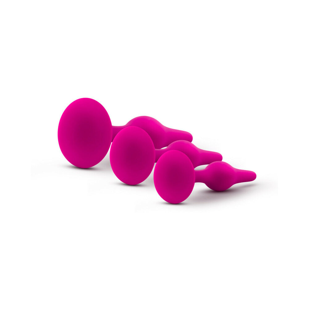 Blush Luxe 3-Piece Silicone Beginner Plug Kit10