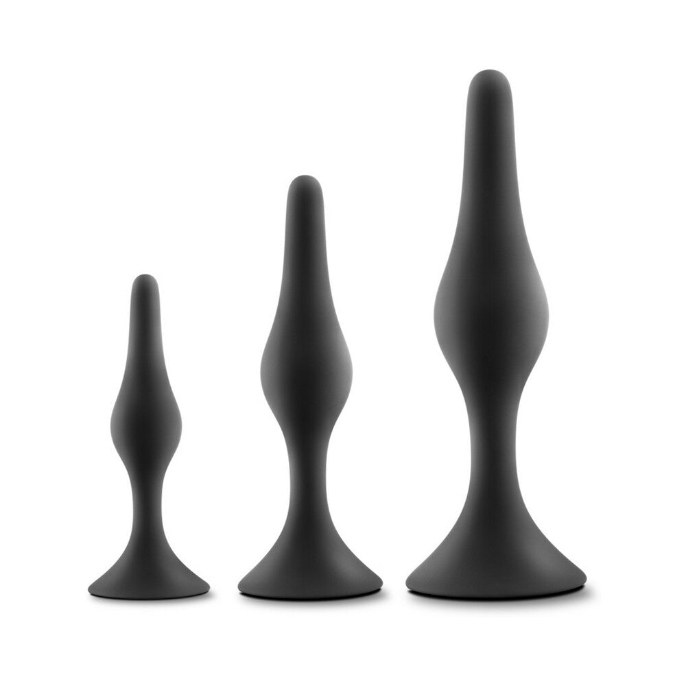 Blush Luxe 3-Piece Silicone Beginner Plug Kit2