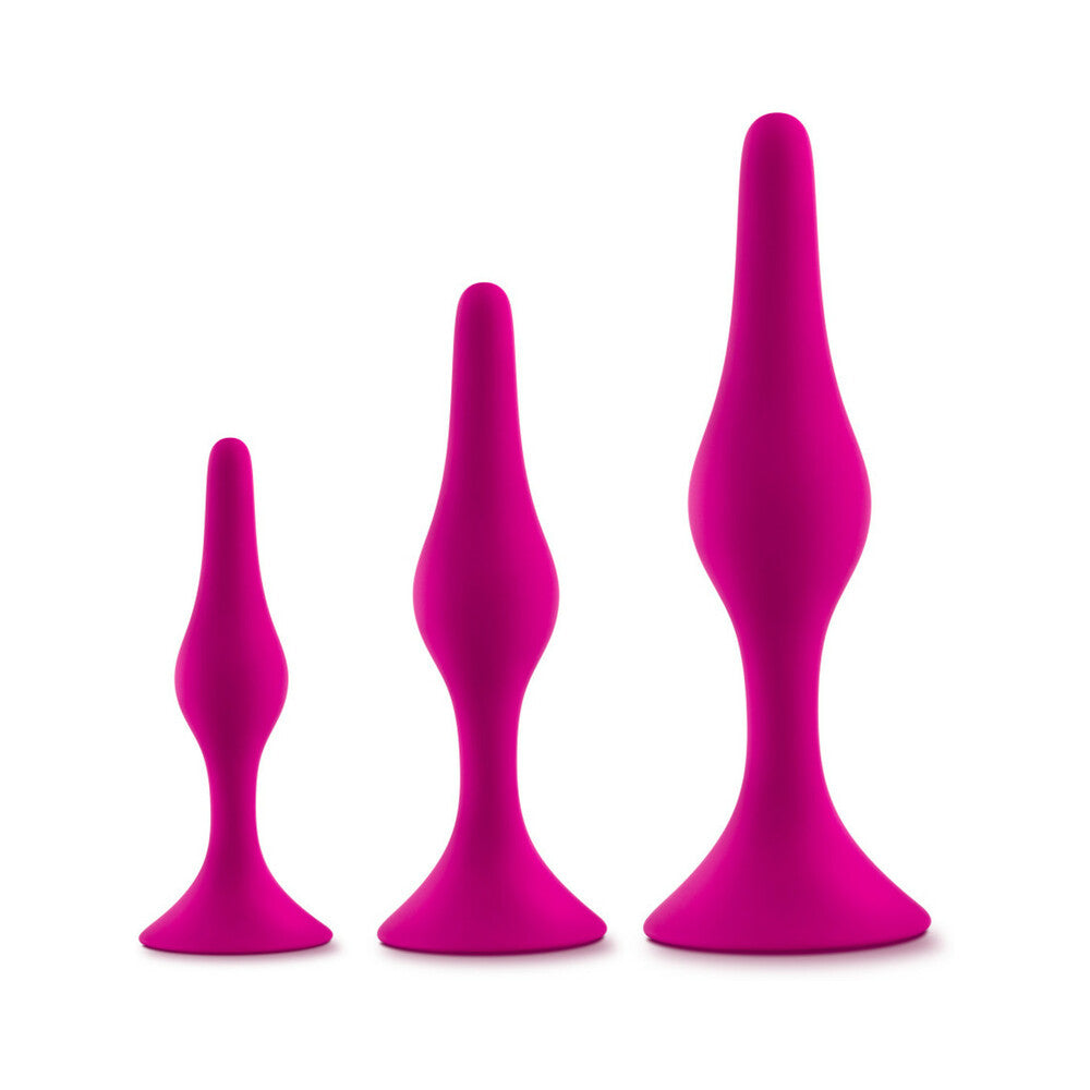 Blush Luxe 3-Piece Silicone Beginner Plug Kit8