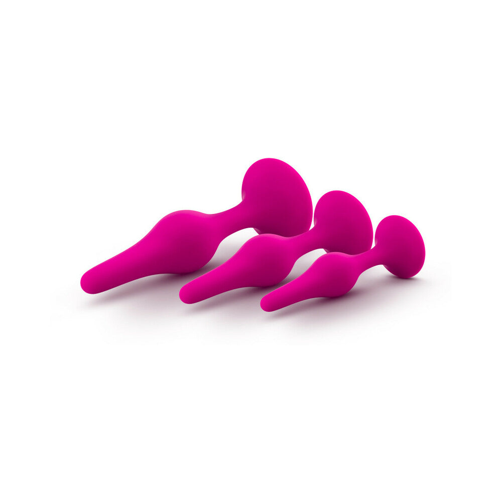 Blush Luxe 3-Piece Silicone Beginner Plug Kit9