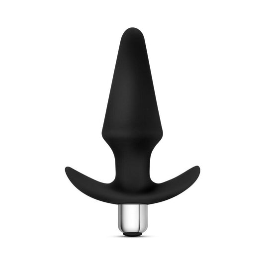 Blush Luxe Discover Vibrating Silicone Anal Plug Black 1