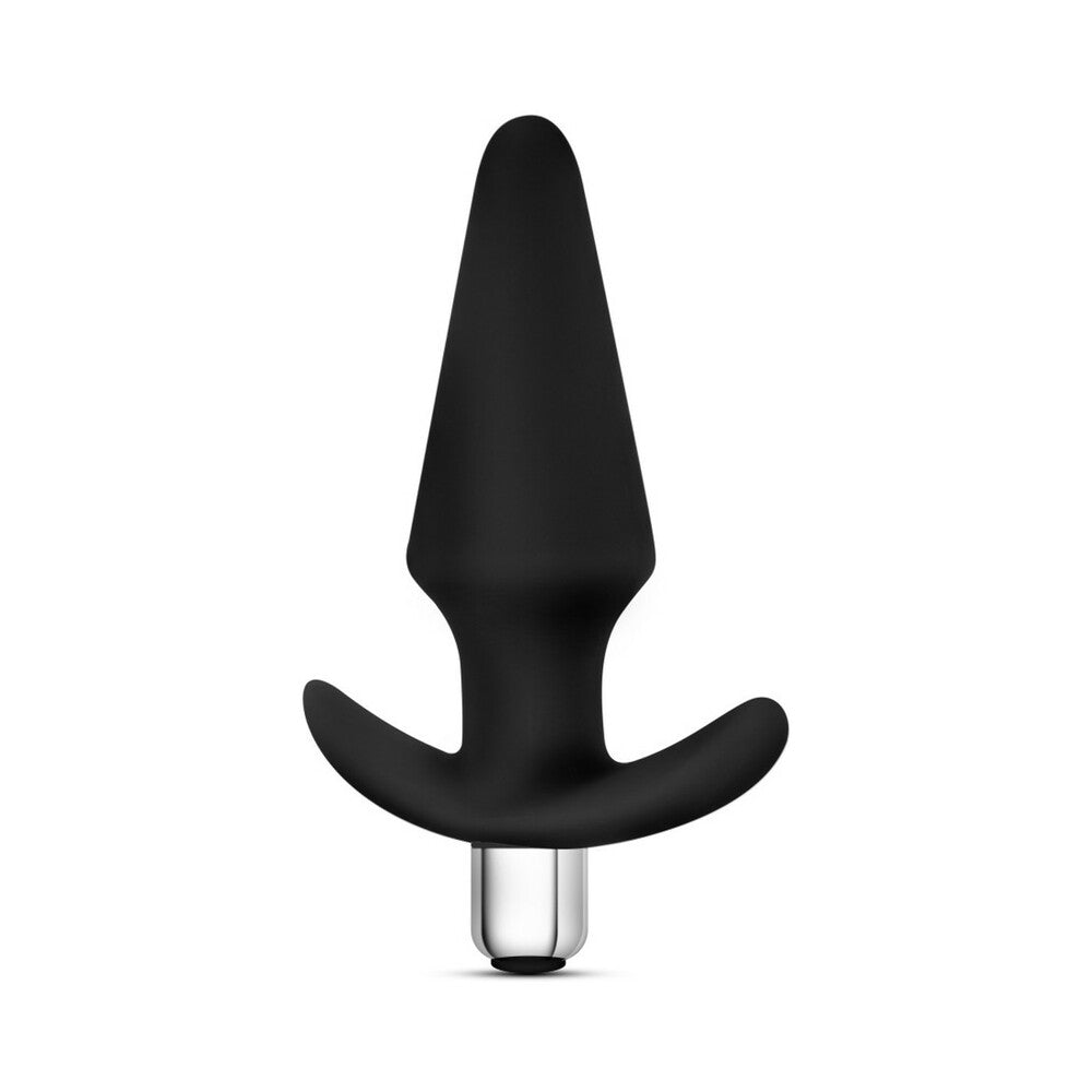 Blush Luxe Discover Vibrating Silicone Anal Plug Black 2