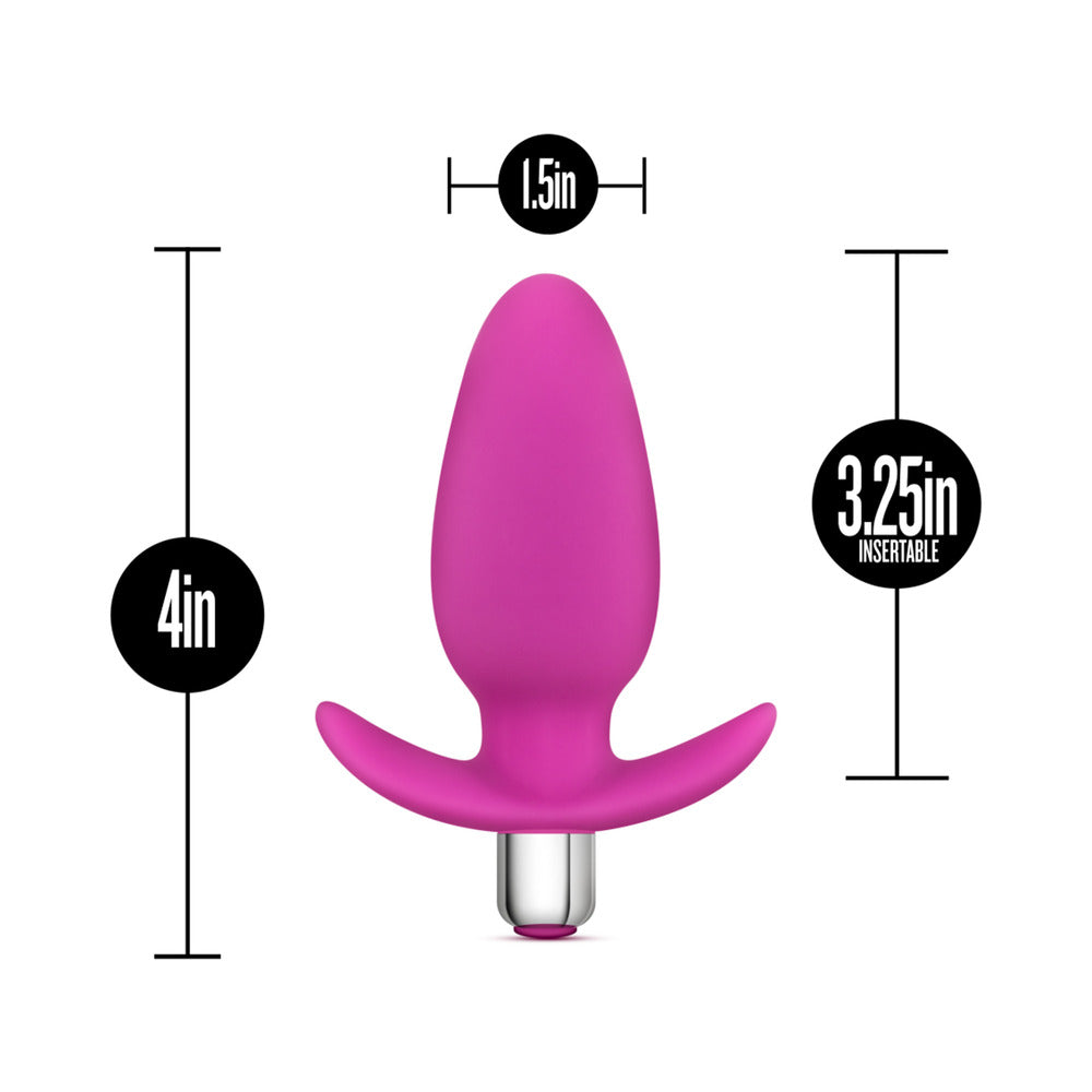 Blush Luxe Little Thumper Vibrating Silicone Anal Plug 7