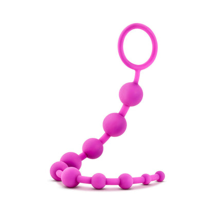 Blush Luxe Silicone 10 Beads for Anal Play 8