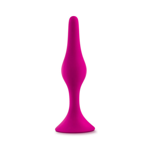 Blush Luxe Silicone Beginner Plug Medium Pink1