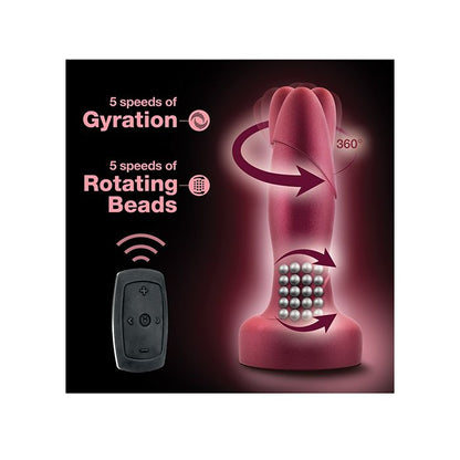 Blush Novalties Anal Adventures Matrix Atomic Plug - Martian Wine 5