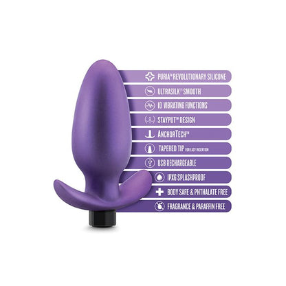Blush Novalties Anal Adventures Matrix Excelsior Plug - Astro Violet 4