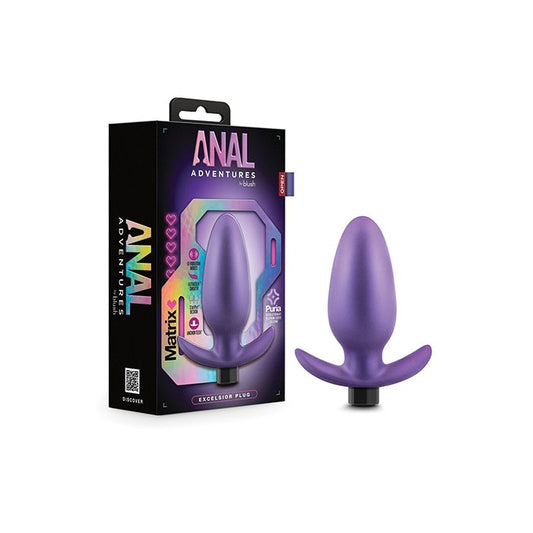 Blush Novalties Anal Adventures Matrix Excelsior Plug - Astro Violet 