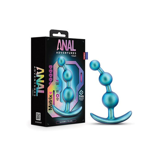 Blush Novalties Anal Adventures Matrix Gamma Plug - Teal 