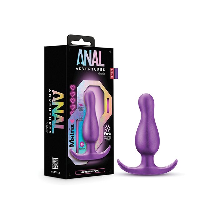 Blush Novalties Anal Adventures Matrix Quantum Plug - Purple 