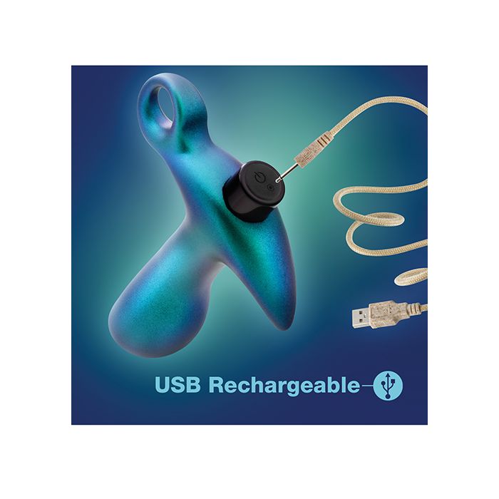 Blush Novalties Anal Adventures Matrix Teleportation Plug - Lunar Blue 5