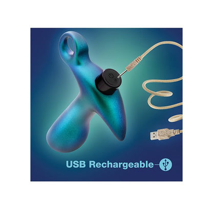 Blush Novalties Anal Adventures Matrix Teleportation Plug - Lunar Blue 5