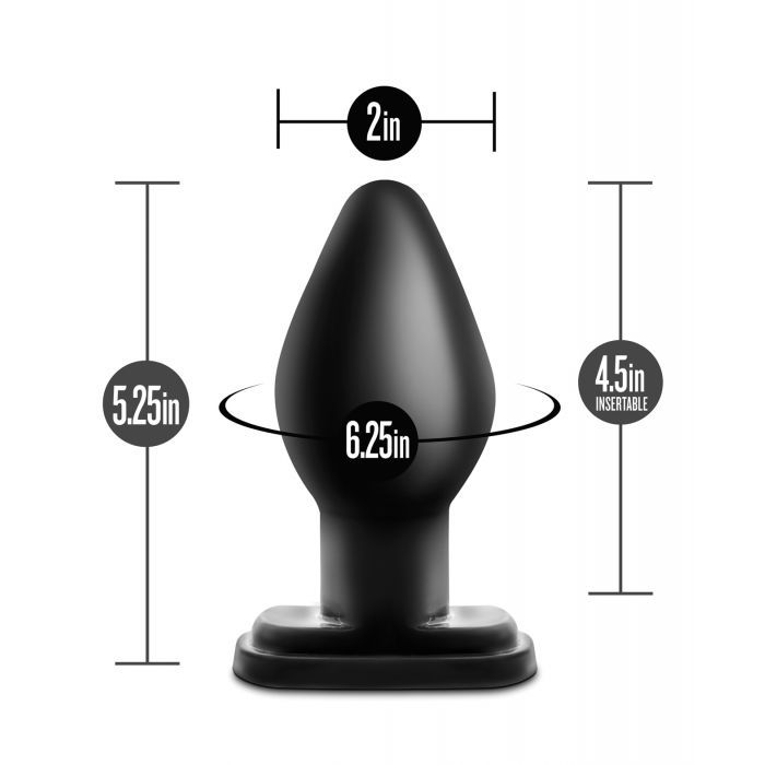 Blush Novalties Anal Adventures Plug - Black 4