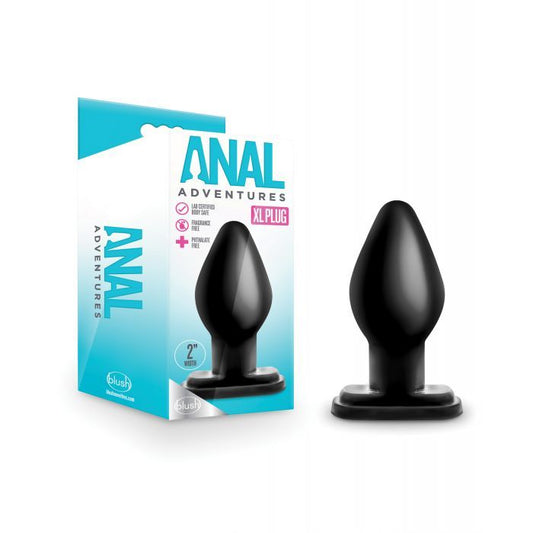Blush Novalties Anal Adventures Plug - Black 