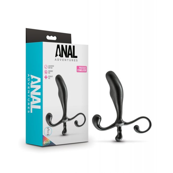 Blush Novalties Anal Adventures Prostate Stimulator - Black 