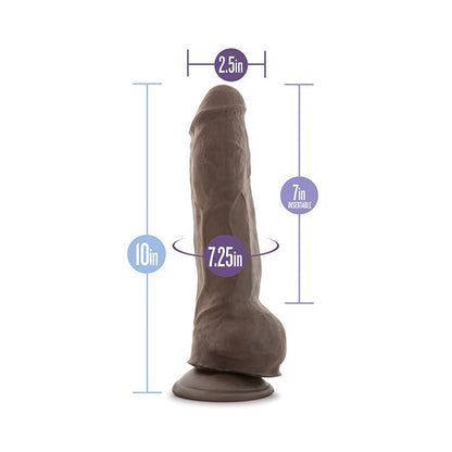 Blush Novalties Au Natural 10" Big Boy Realistic Dildo w/Balls 10