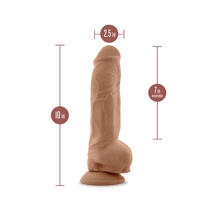 Blush Novalties Au Natural 10" Big Boy Realistic Dildo w/Balls 4