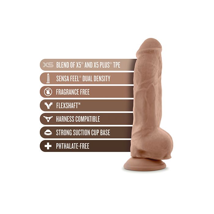 Blush Novalties Au Natural 10" Big Boy Realistic Dildo w/Balls 5