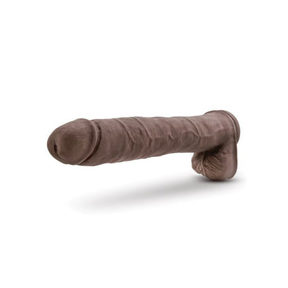 Blush Novalties Au Naturel Daddy 14" Sensa Feel Dual Density Dong w/Suction Cup - Chocolate 2