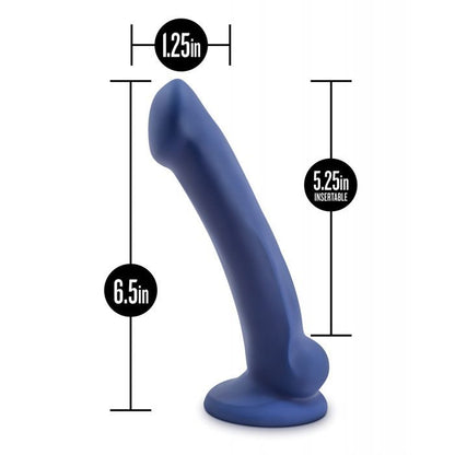 Blush Novalties Avant D10 Silicone Dildo - Ergo Mini Indigo 4