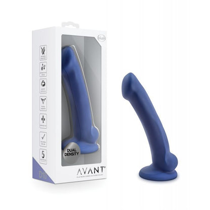 Blush Novalties Avant D10 Silicone Dildo - Ergo Mini Indigo 