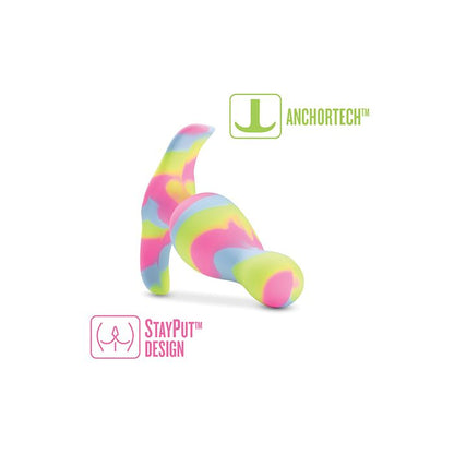 Blush Novalties Avant Kaleido Silicone Plug - Lime 4