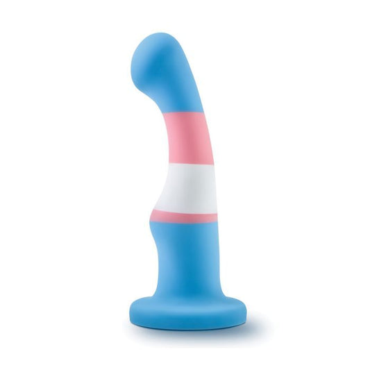 Blush Novalties Avant P2 Transgender Pride Silicone Dong - True Blue 1