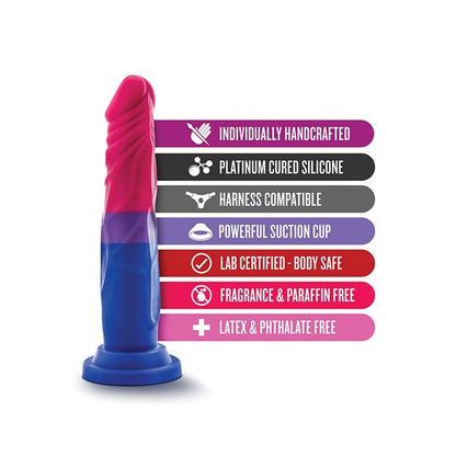 Blush Novalties Avant P8 Bisexual Pride Dildo - Love 4
