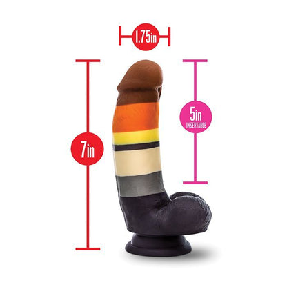 Blush Novalties Avant P9 Bear Pride Dildo - Multi Color 3