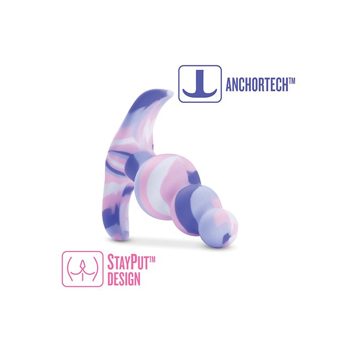 Blush Novalties Avant Twilight Silicone Plug - Blue 2