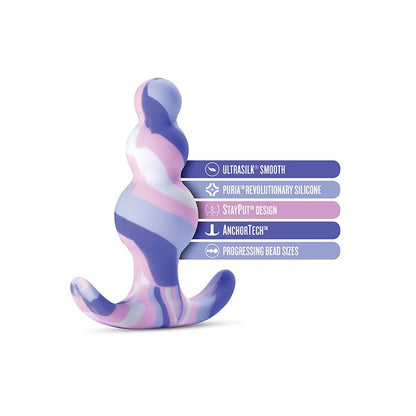 Blush Novalties Avant Twilight Silicone Plug - Blue 4
