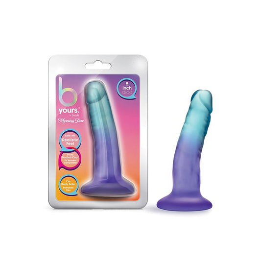 Blush Novalties B Yours 5" Morning Dew Dildo - Sapphire 