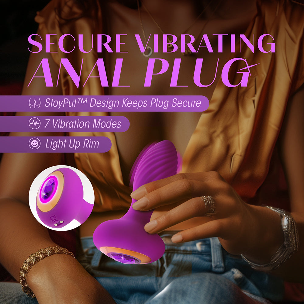 Blush Oh My Gem Charm Plug Amethyst 7
