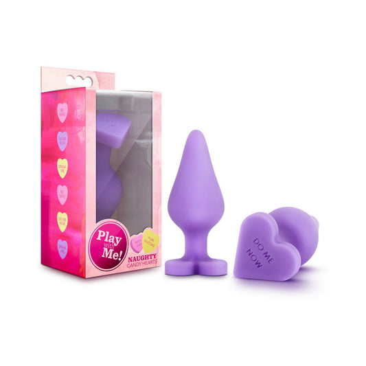 Blush Play with Me Naughty Candy Hearts Anal Plug Pink1