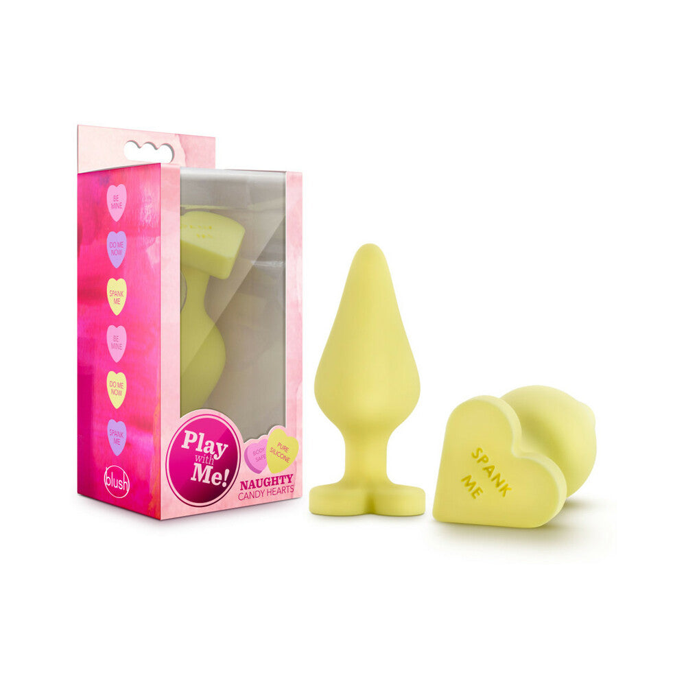 Blush Play with Me Naughty Candy Hearts Anal Plug Pink2