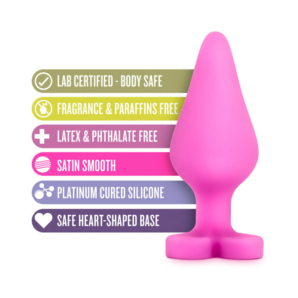 Blush Play with Me Naughty Candy Hearts Anal Plug Pink7