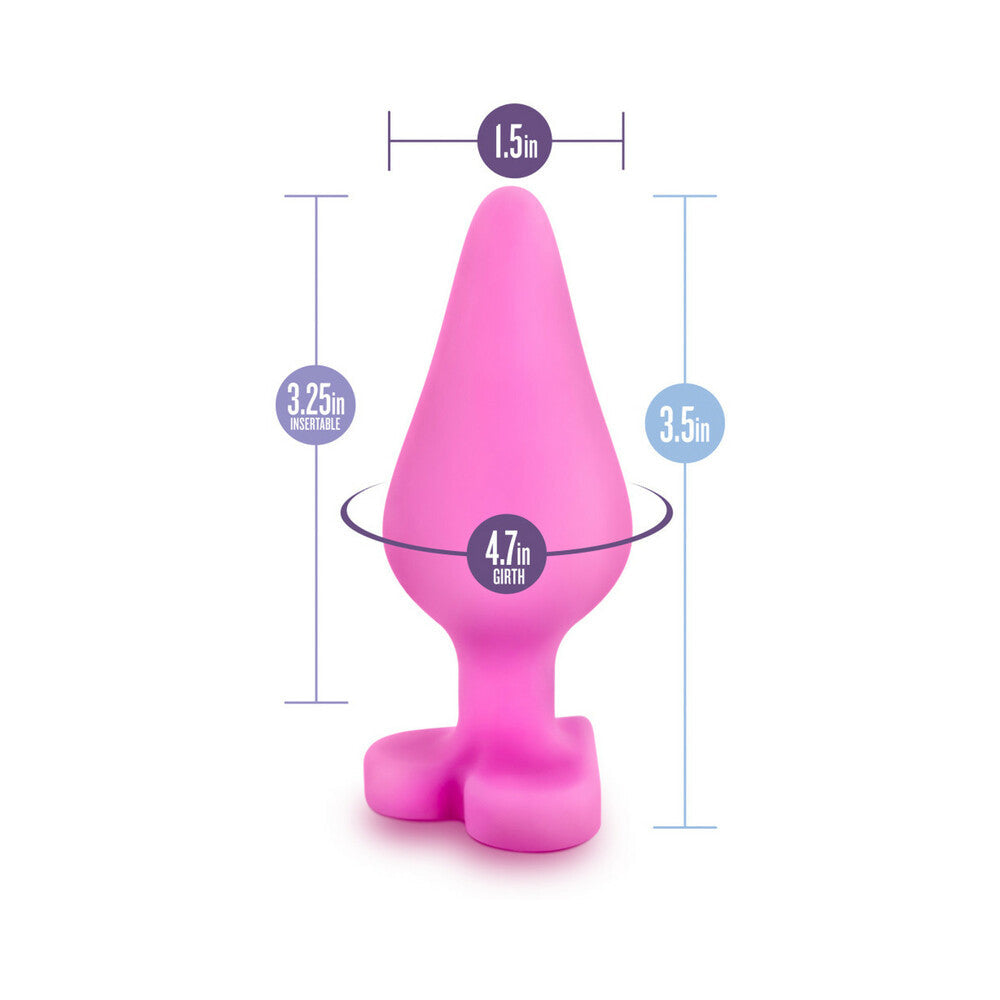 Blush Play with Me Naughty Candy Hearts Anal Plug Pink8
