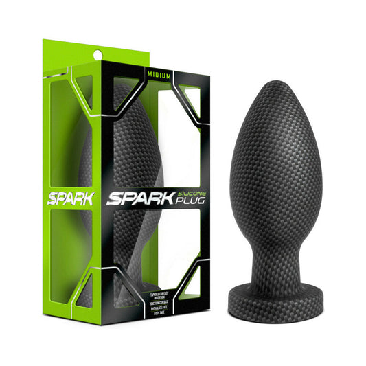 Blush Spark Silicone Anal Plug Carbon Fiber 