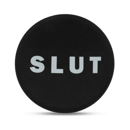 Blush Temptasia 'Slut' Silicone Anal Plug Black2