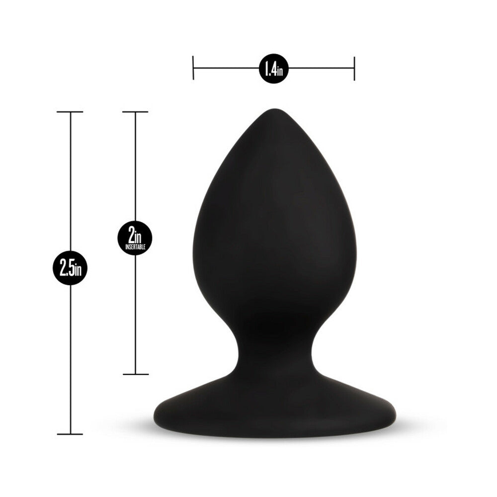 Blush Temptasia 'Slut' Silicone Anal Plug Black4