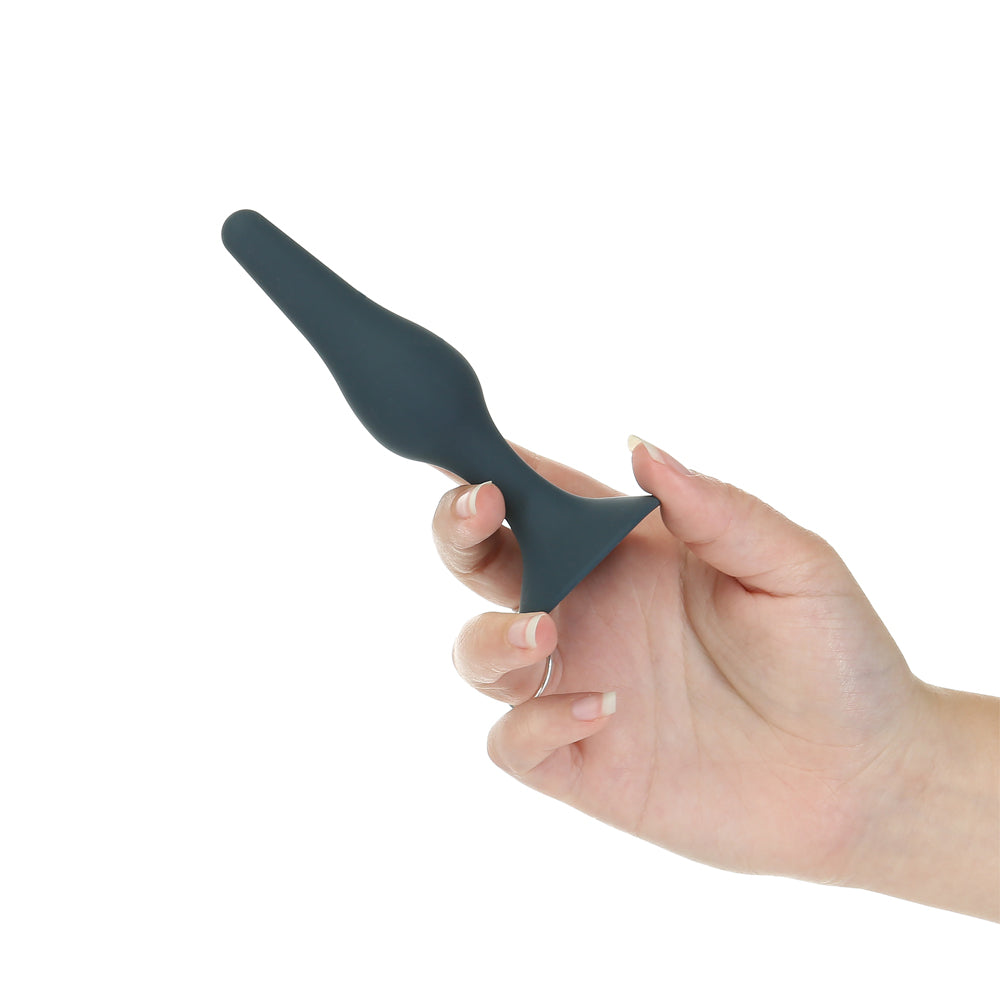 BMS Lux Active Equip 7-Piece Anal Plug Training Kit Silicone Black 4