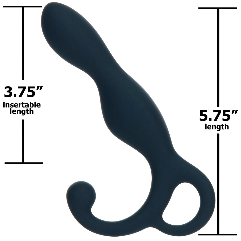 BMS Lux Active LX1 5.75 in. Anal Trainer Silicone With Power Bullet Dark Blue 3
