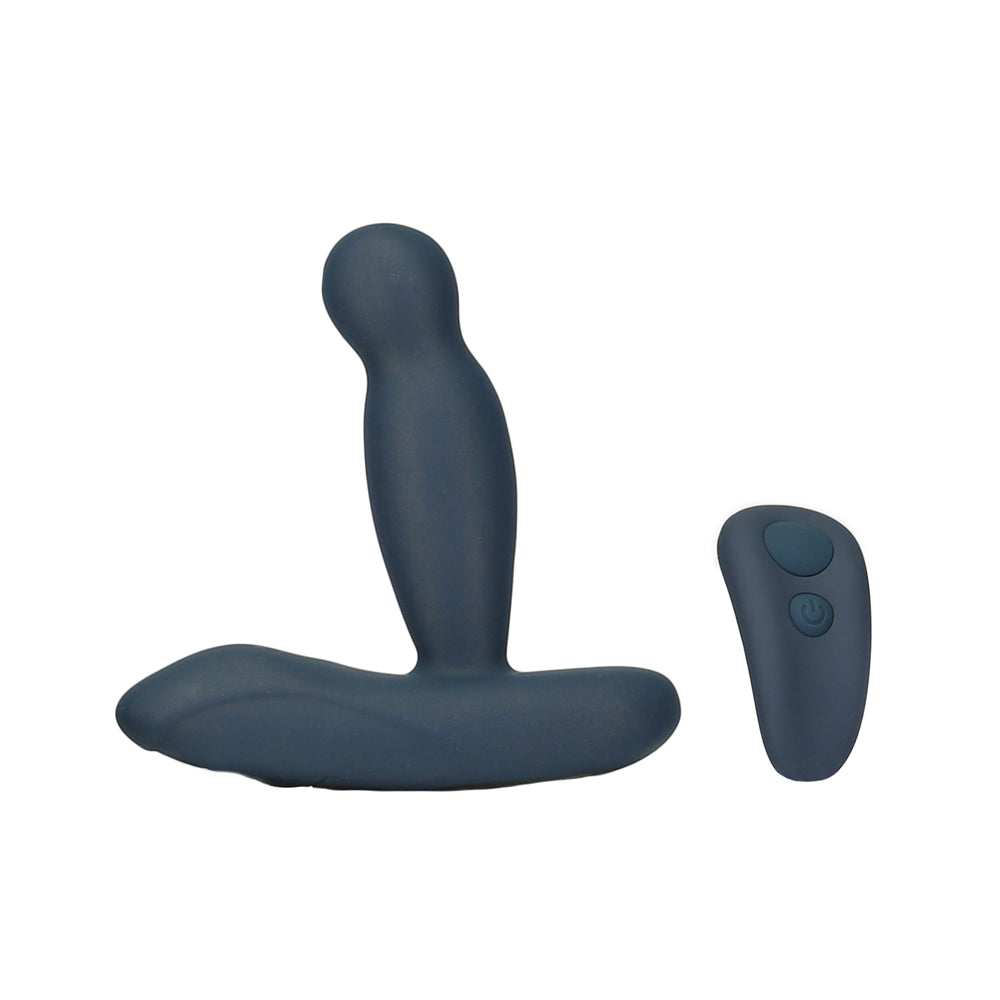 BMS Lux Active Revolve 4.5 in. Rotating And Vibrating Silicone Massager Black 2