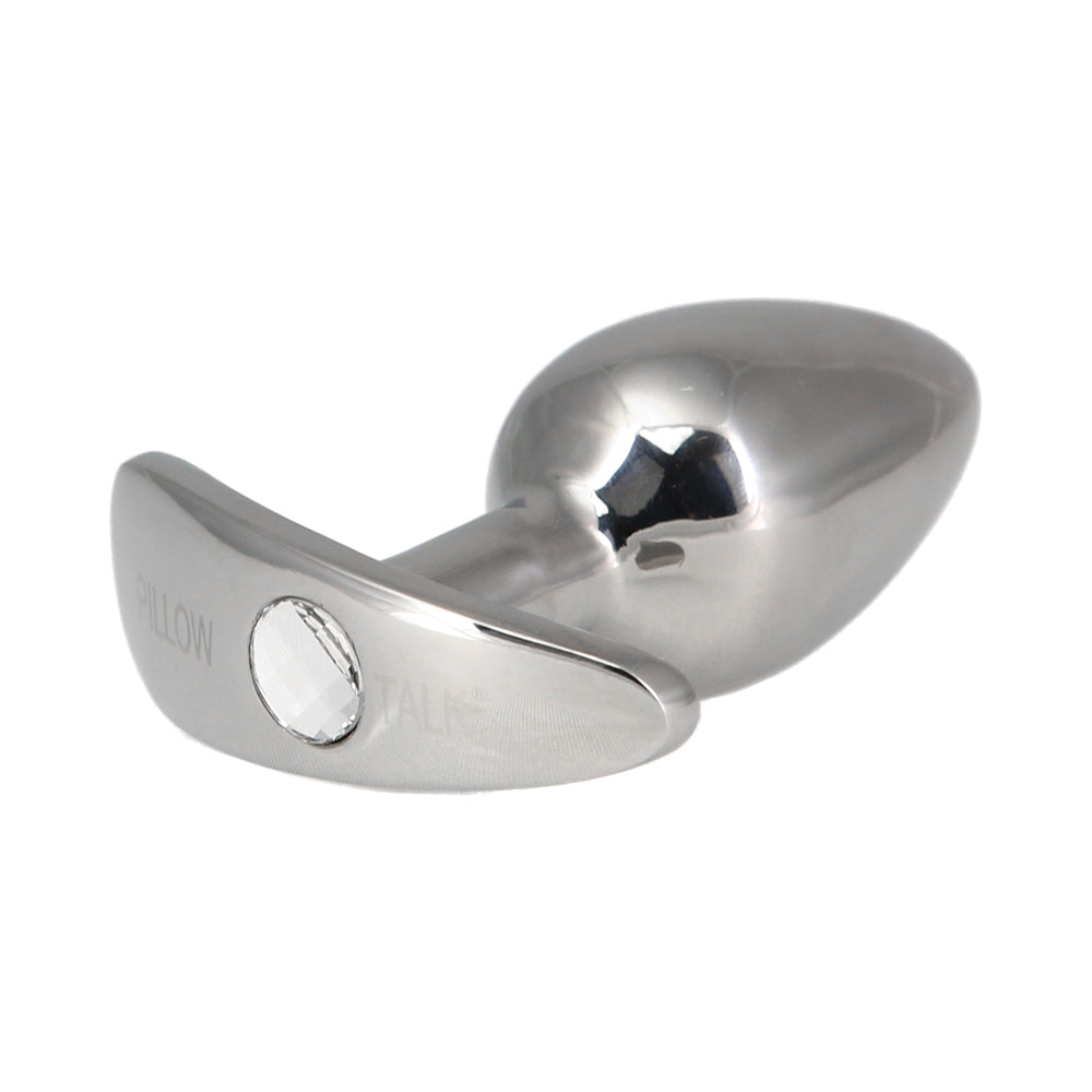 BMS Pillow Talk Sneaky Stainless Steel Anal Plug with Swarovski Crystal 2