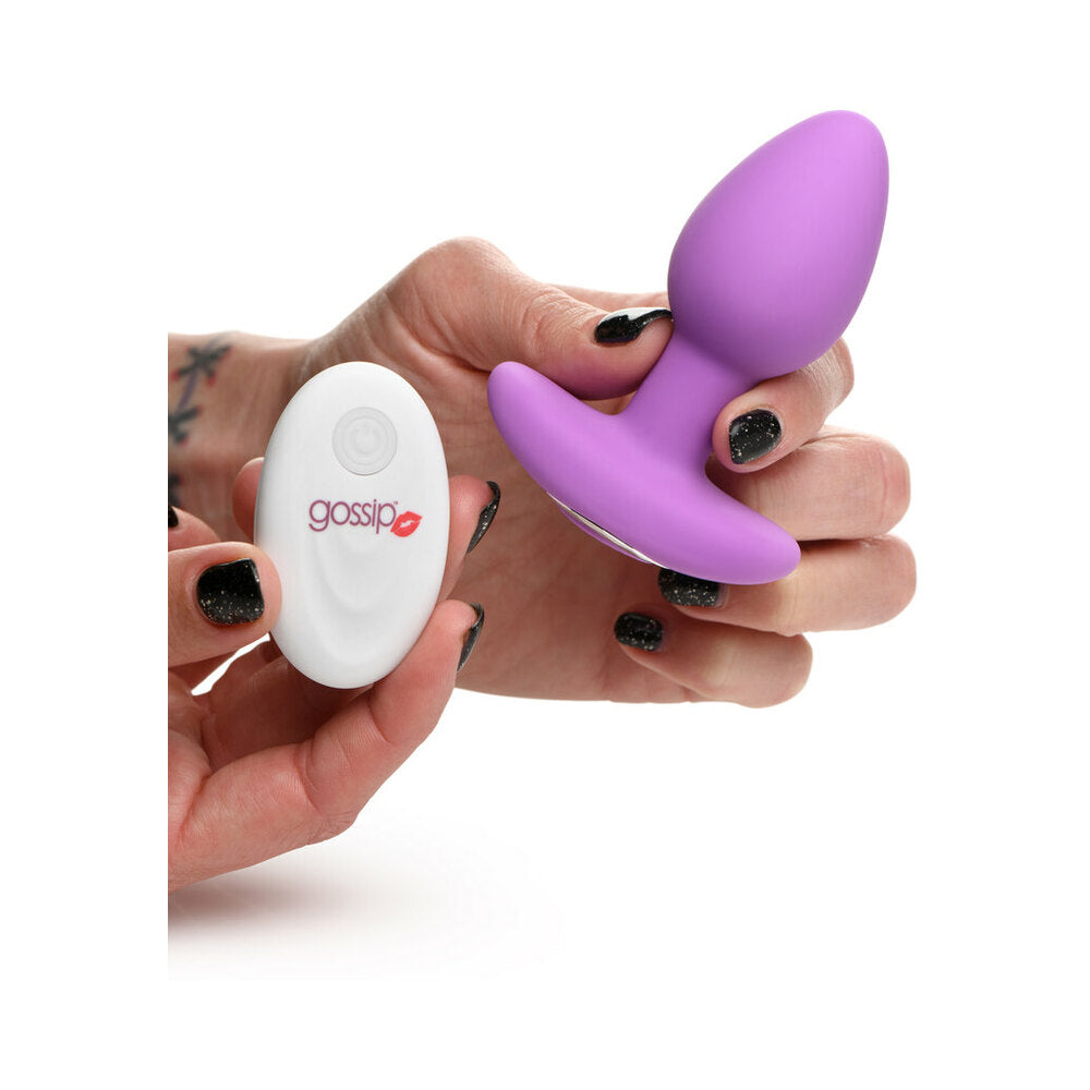 Curve Novelties Toys Gossip Pop Rocker Rechargeable Remote-Controlled Silicone Vibrating Anal Plug15