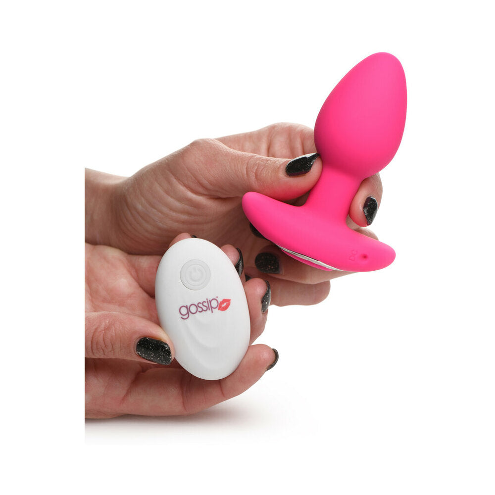 Curve Novelties Toys Gossip Pop Rocker Rechargeable Remote-Controlled Silicone Vibrating Anal Plug6