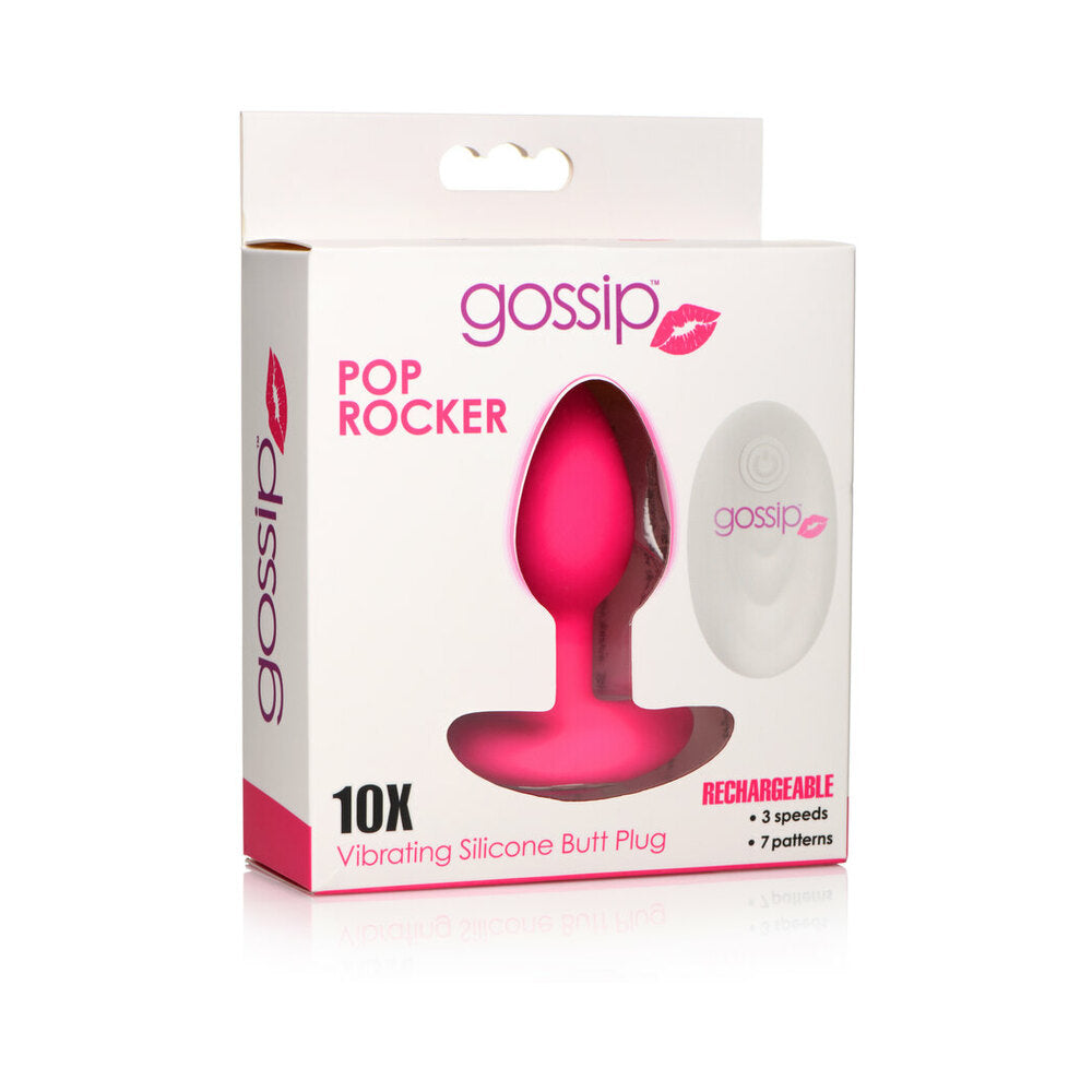 Curve Novelties Toys Gossip Pop Rocker Rechargeable Remote-Controlled Silicone Vibrating Anal Plug8